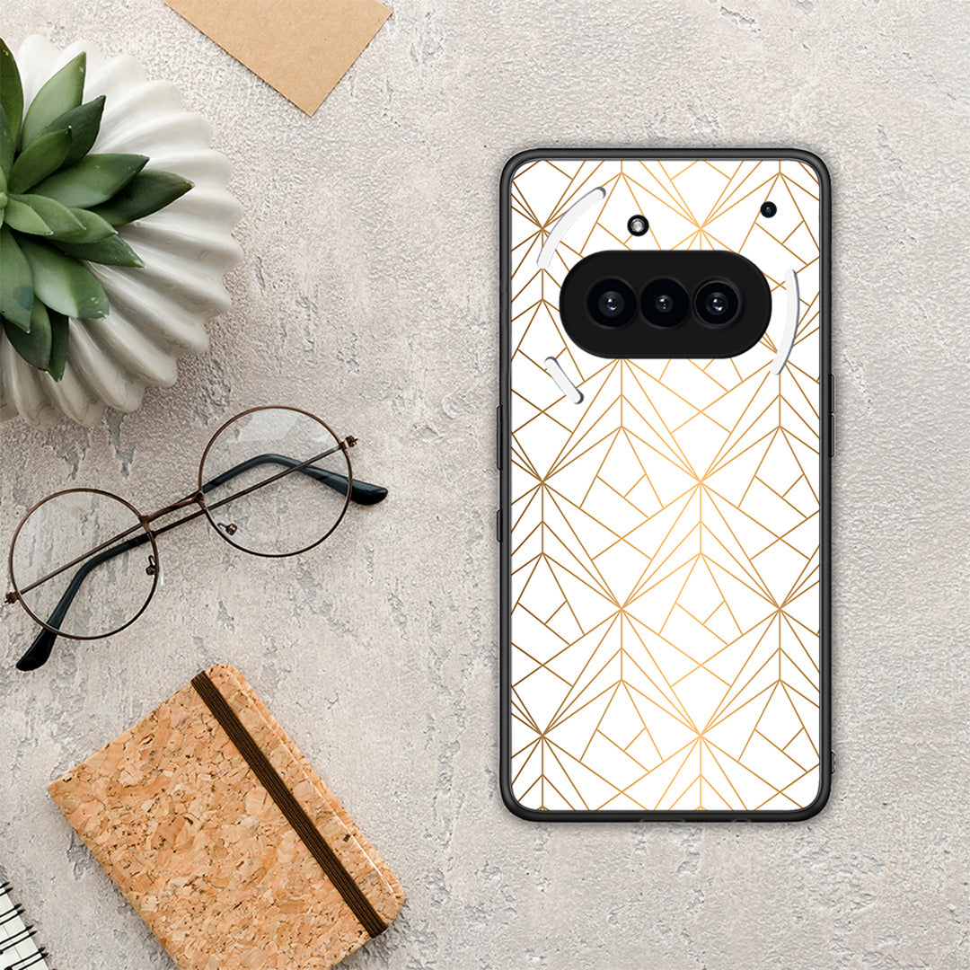 Geometric Luxury White - Nothing Phone 3a θήκη