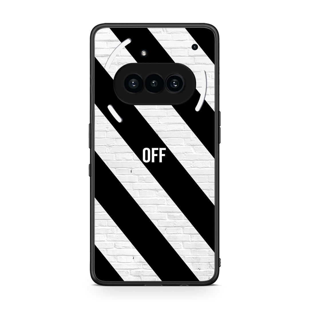 Nothing Phone 3a Get Off θήκη από τη Smartfits με σχέδιο στο πίσω μέρος και μαύρο περίβλημα | Smartphone case with colorful back and black bezels by Smartfits