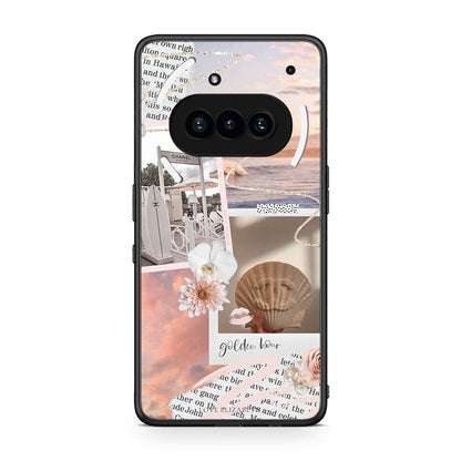 Nothing Phone 3a Golden Hour Θήκη Αγίου Βαλεντίνου από τη Smartfits με σχέδιο στο πίσω μέρος και μαύρο περίβλημα | Smartphone case with colorful back and black bezels by Smartfits