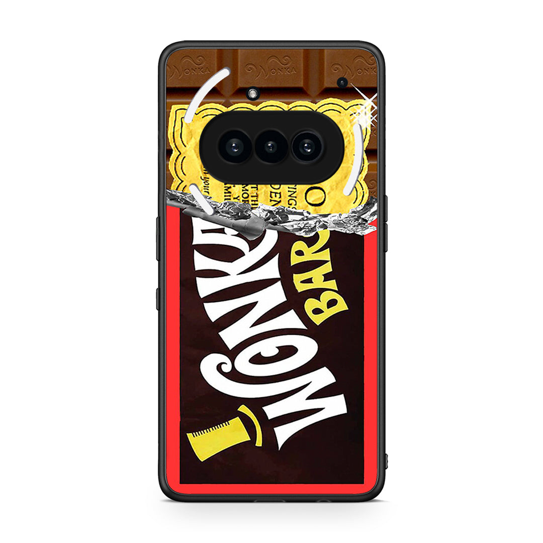 Nothing Phone 3a Golden Ticket θήκη από τη Smartfits με σχέδιο στο πίσω μέρος και μαύρο περίβλημα | Smartphone case with colorful back and black bezels by Smartfits