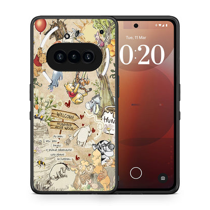 Θήκη Nothing Phone 3a Happy Friends από τη Smartfits με σχέδιο στο πίσω μέρος και μαύρο περίβλημα | Nothing Phone 3a Happy Friends case with colorful back and black bezels