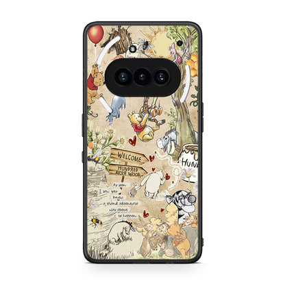 Nothing Phone 3a Happy Friends θήκη από τη Smartfits με σχέδιο στο πίσω μέρος και μαύρο περίβλημα | Smartphone case with colorful back and black bezels by Smartfits