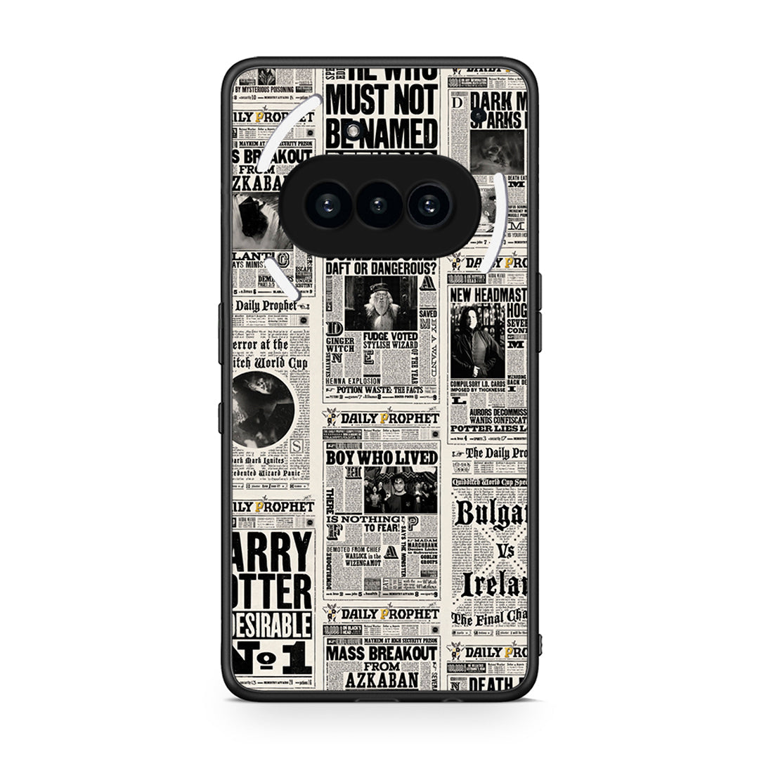 Nothing Phone 3a Harry Paper θήκη από τη Smartfits με σχέδιο στο πίσω μέρος και μαύρο περίβλημα | Smartphone case with colorful back and black bezels by Smartfits
