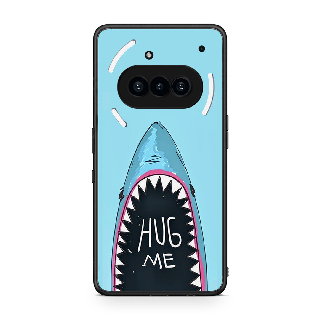 Nothing Phone 3a Hug Me θήκη από τη Smartfits με σχέδιο στο πίσω μέρος και μαύρο περίβλημα | Smartphone case with colorful back and black bezels by Smartfits