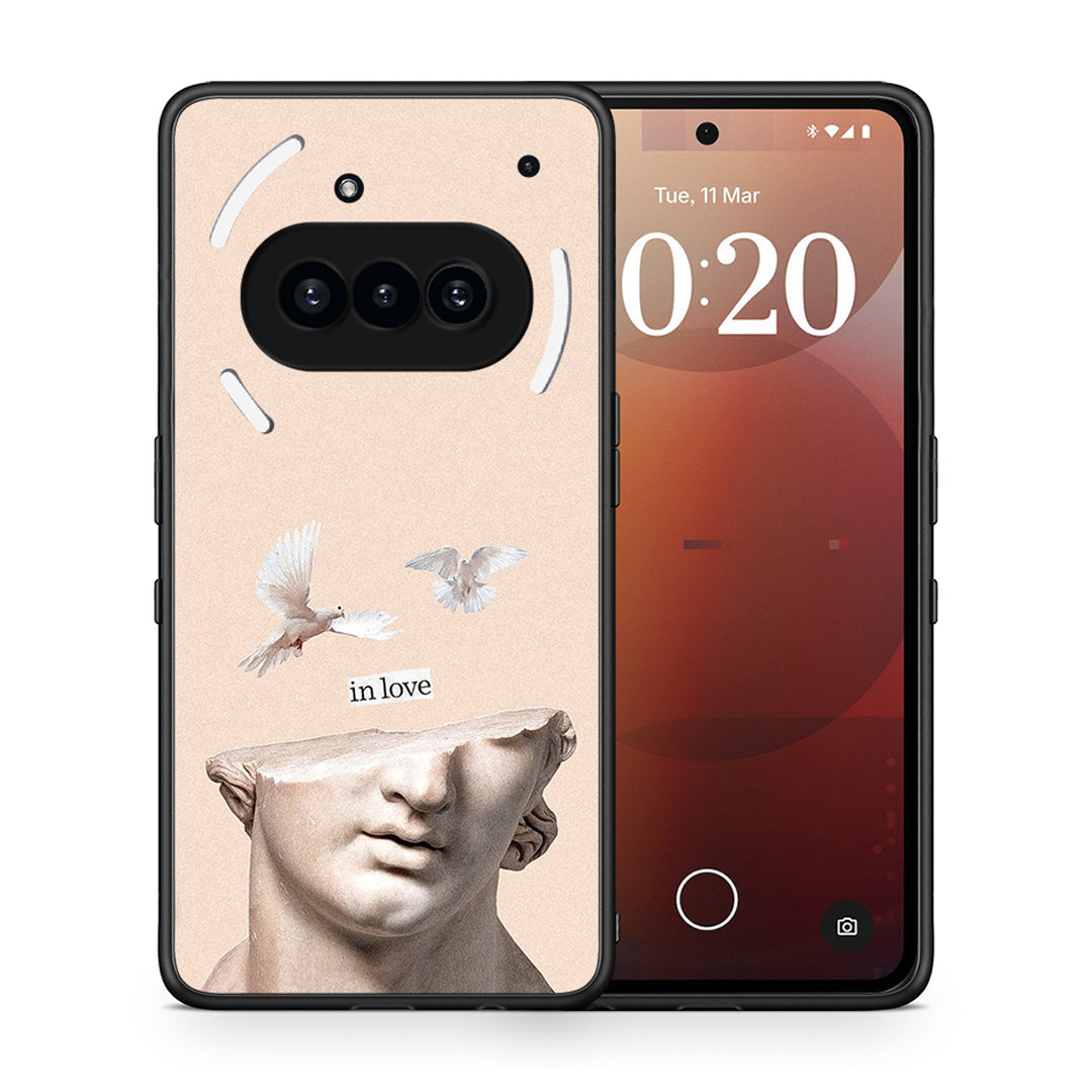 Θήκη Nothing Phone 3a In Love από τη Smartfits με σχέδιο στο πίσω μέρος και μαύρο περίβλημα | Nothing Phone 3a In Love case with colorful back and black bezels