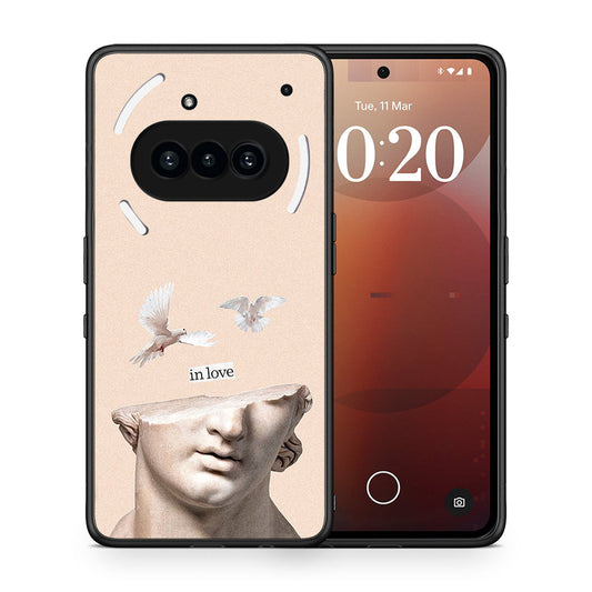 Θήκη Nothing Phone 3a In Love από τη Smartfits με σχέδιο στο πίσω μέρος και μαύρο περίβλημα | Nothing Phone 3a In Love case with colorful back and black bezels