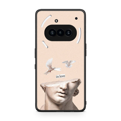 Nothing Phone 3a In Love θήκη από τη Smartfits με σχέδιο στο πίσω μέρος και μαύρο περίβλημα | Smartphone case with colorful back and black bezels by Smartfits