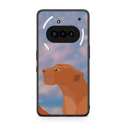 Nothing Phone 3a Lion Love 2 Θήκη Αγίου Βαλεντίνου από τη Smartfits με σχέδιο στο πίσω μέρος και μαύρο περίβλημα | Smartphone case with colorful back and black bezels by Smartfits