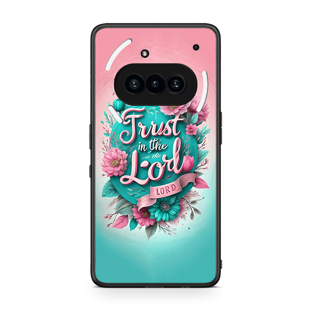 Nothing Phone 3a Lord Trust θήκη από τη Smartfits με σχέδιο στο πίσω μέρος και μαύρο περίβλημα | Smartphone case with colorful back and black bezels by Smartfits