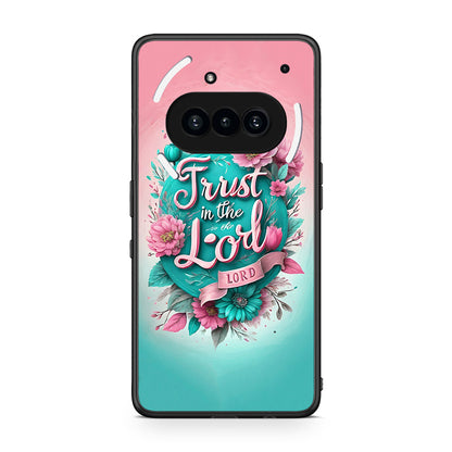 Nothing Phone 3a Lord Trust θήκη από τη Smartfits με σχέδιο στο πίσω μέρος και μαύρο περίβλημα | Smartphone case with colorful back and black bezels by Smartfits