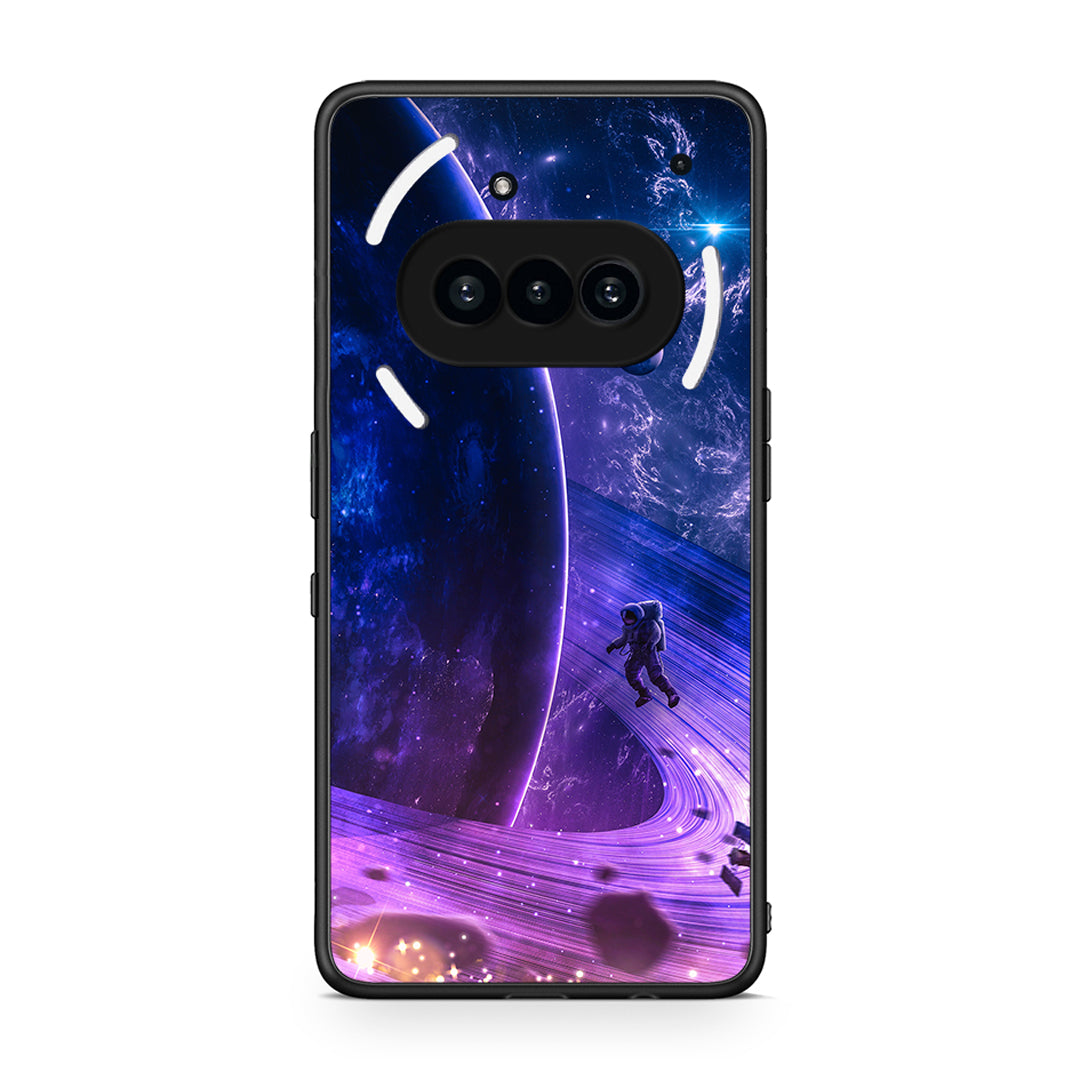Nothing Phone 3a Lost Astronaut θήκη από τη Smartfits με σχέδιο στο πίσω μέρος και μαύρο περίβλημα | Smartphone case with colorful back and black bezels by Smartfits