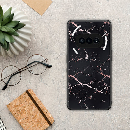 Marble Black Rosegold - Nothing Phone 3a θήκη