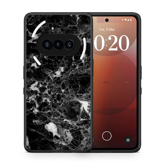 Θήκη Nothing Phone 3a Male Marble από τη Smartfits με σχέδιο στο πίσω μέρος και μαύρο περίβλημα | Nothing Phone 3a Male Marble case with colorful back and black bezels