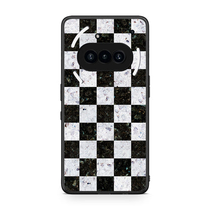 4 - Nothing Phone 3a Square Geometric Marble case, cover, bumper