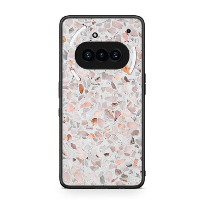 Nothing Phone 3a Marble Terrazzo θήκη από τη Smartfits με σχέδιο στο πίσω μέρος και μαύρο περίβλημα | Smartphone case with colorful back and black bezels by Smartfits