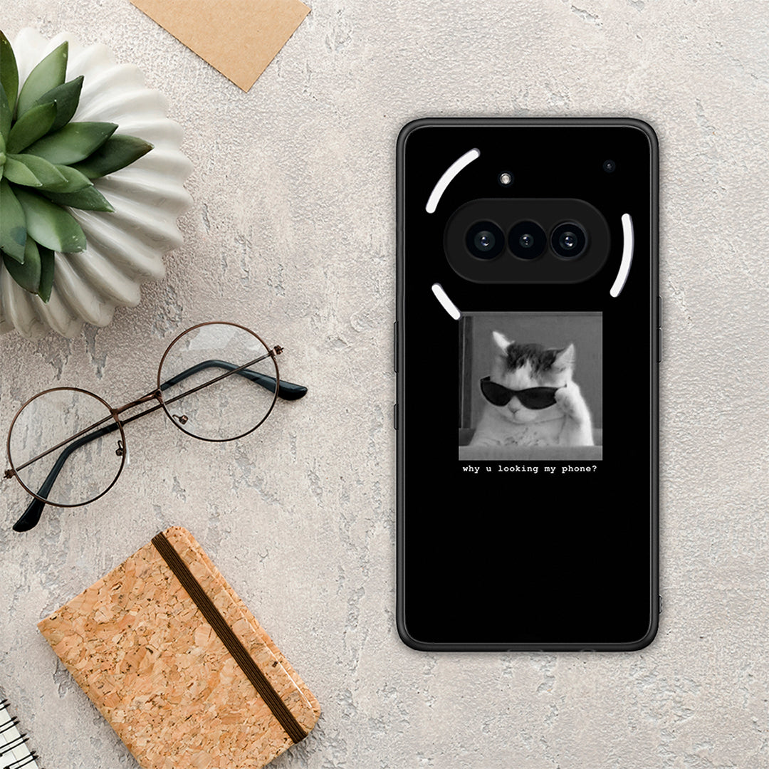 Meme Cat - Nothing Phone 3a θήκη