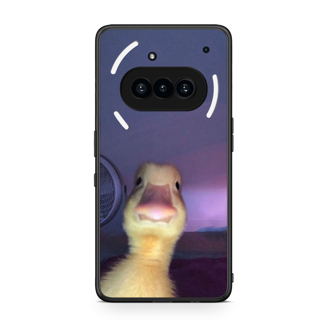 Nothing Phone 3a Meme Duck θήκη από τη Smartfits με σχέδιο στο πίσω μέρος και μαύρο περίβλημα | Smartphone case with colorful back and black bezels by Smartfits