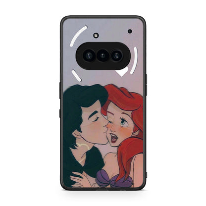 Nothing Phone 3a Mermaid Love Θήκη Αγίου Βαλεντίνου από τη Smartfits με σχέδιο στο πίσω μέρος και μαύρο περίβλημα | Smartphone case with colorful back and black bezels by Smartfits