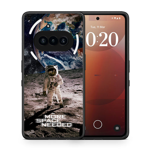 Θήκη Nothing Phone 3a More Space από τη Smartfits με σχέδιο στο πίσω μέρος και μαύρο περίβλημα | Nothing Phone 3a More Space case with colorful back and black bezels