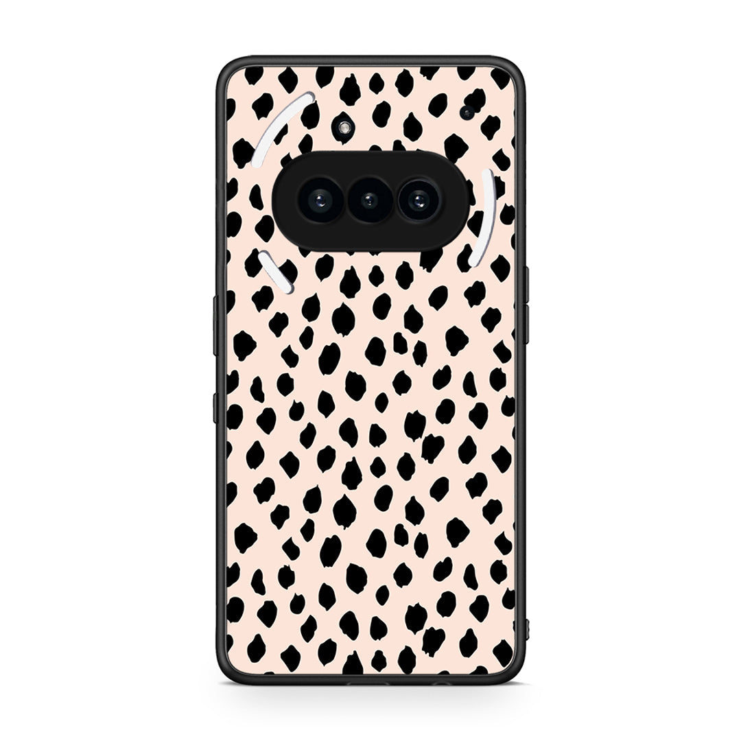 Nothing Phone 3a New Polka Dots θήκη από τη Smartfits με σχέδιο στο πίσω μέρος και μαύρο περίβλημα | Smartphone case with colorful back and black bezels by Smartfits