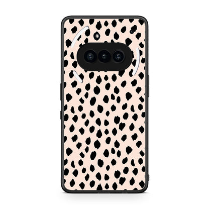 Nothing Phone 3a New Polka Dots θήκη από τη Smartfits με σχέδιο στο πίσω μέρος και μαύρο περίβλημα | Smartphone case with colorful back and black bezels by Smartfits