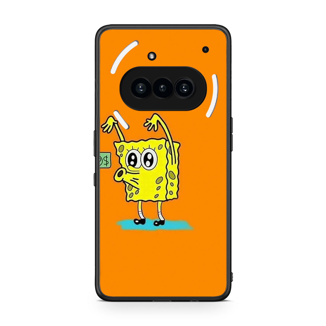Nothing Phone 3a No Money 2 Θήκη Αγίου Βαλεντίνου από τη Smartfits με σχέδιο στο πίσω μέρος και μαύρο περίβλημα | Smartphone case with colorful back and black bezels by Smartfits