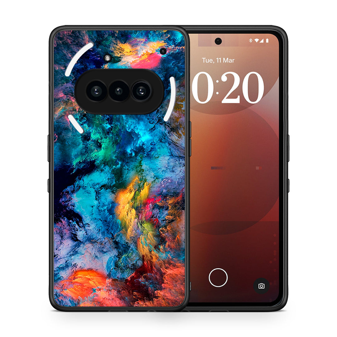 Θήκη Nothing Phone 3a Crayola Paint από τη Smartfits με σχέδιο στο πίσω μέρος και μαύρο περίβλημα | Nothing Phone 3a Crayola Paint case with colorful back and black bezels