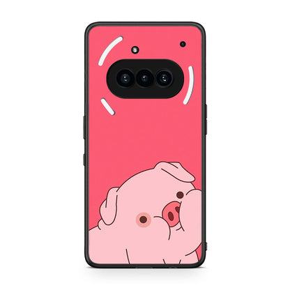 Nothing Phone 3a Pig Love 1 Θήκη Αγίου Βαλεντίνου από τη Smartfits με σχέδιο στο πίσω μέρος και μαύρο περίβλημα | Smartphone case with colorful back and black bezels by Smartfits