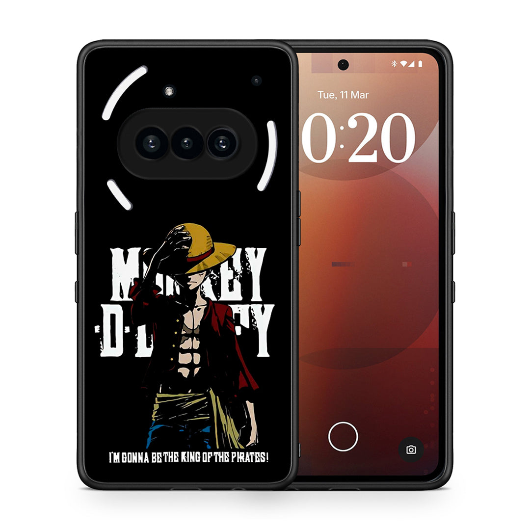 Θήκη Nothing Phone 3a Pirate King από τη Smartfits με σχέδιο στο πίσω μέρος και μαύρο περίβλημα | Nothing Phone 3a Pirate King case with colorful back and black bezels
