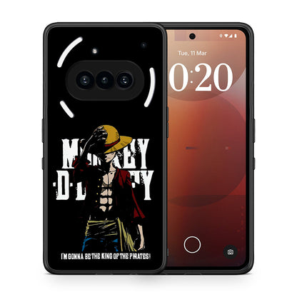 Θήκη Nothing Phone 3a Pirate King από τη Smartfits με σχέδιο στο πίσω μέρος και μαύρο περίβλημα | Nothing Phone 3a Pirate King case with colorful back and black bezels