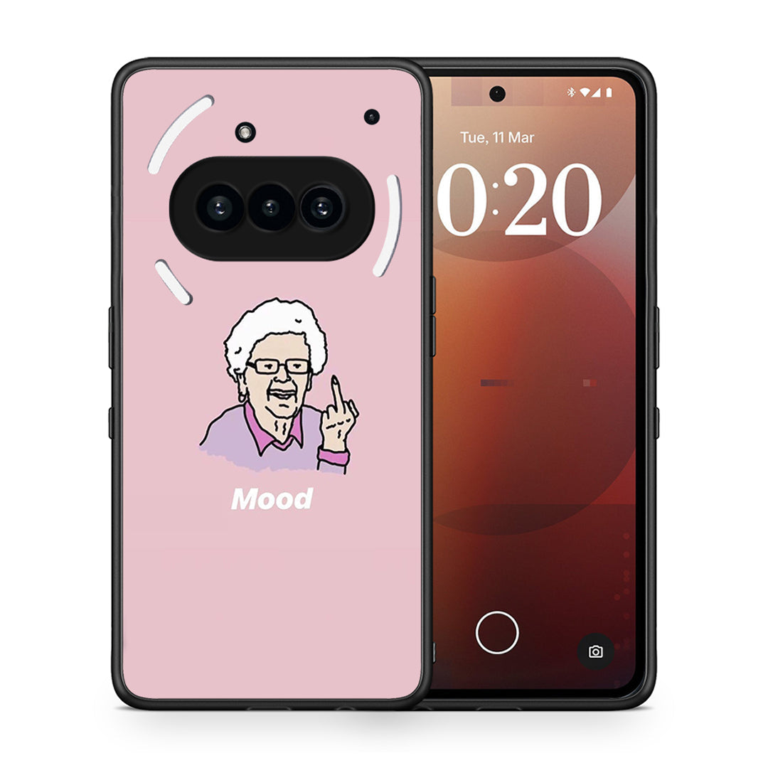 Θήκη Nothing Phone 3a Mood PopArt από τη Smartfits με σχέδιο στο πίσω μέρος και μαύρο περίβλημα | Nothing Phone 3a Mood PopArt case with colorful back and black bezels