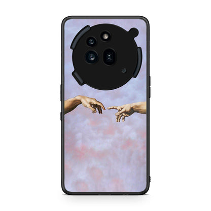 Nothing Phone 3a Pro 5G Adam Hand θήκη από τη Smartfits με σχέδιο στο πίσω μέρος και μαύρο περίβλημα | Smartphone case with colorful back and black bezels by Smartfits