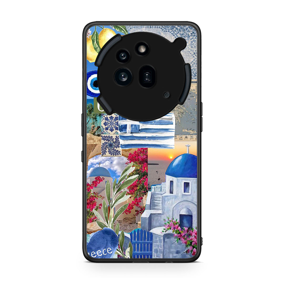 Nothing Phone 3a Pro 5G All Greek Θήκη από τη Smartfits με σχέδιο στο πίσω μέρος και μαύρο περίβλημα | Smartphone case with colorful back and black bezels by Smartfits