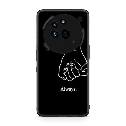 Nothing Phone 3a Pro 5G Always & Forever 1 Θήκη Αγίου Βαλεντίνου από τη Smartfits με σχέδιο στο πίσω μέρος και μαύρο περίβλημα | Smartphone case with colorful back and black bezels by Smartfits