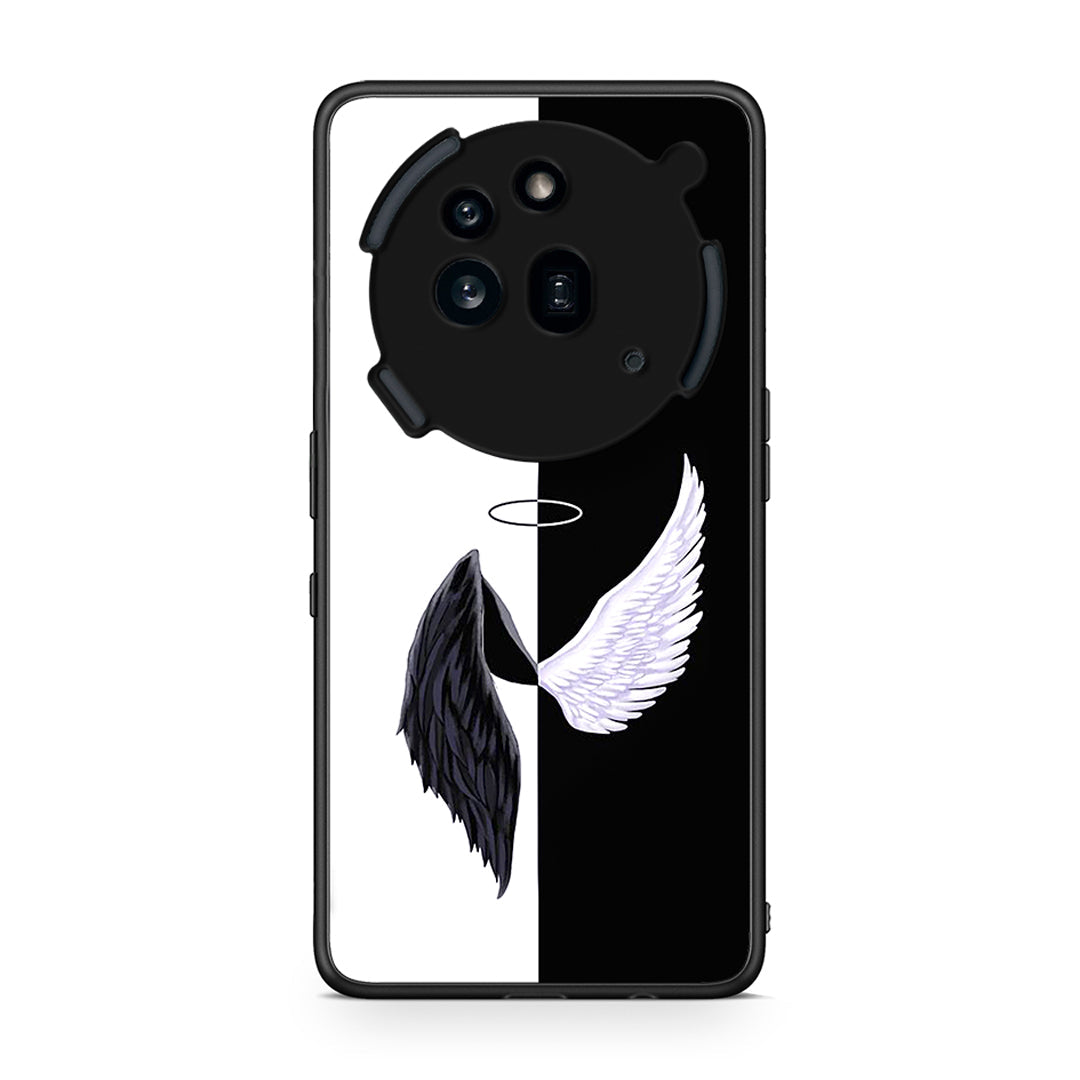 Nothing Phone 3a Pro 5G Angels Demons θήκη από τη Smartfits με σχέδιο στο πίσω μέρος και μαύρο περίβλημα | Smartphone case with colorful back and black bezels by Smartfits