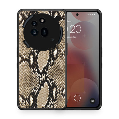 Θήκη Nothing Phone 3a Pro 5G Fashion Snake Animal από τη Smartfits με σχέδιο στο πίσω μέρος και μαύρο περίβλημα | Nothing Phone 3a Pro 5G Fashion Snake Animal case with colorful back and black bezels
