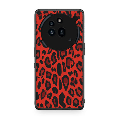 4 - Nothing Phone 3a Pro 5G Red Leopard Animal case, cover, bumper