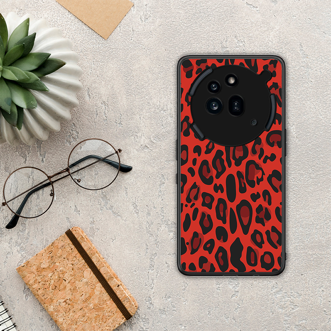 Animal Red Leopard - Nothing Phone 3a Pro 5G θήκη