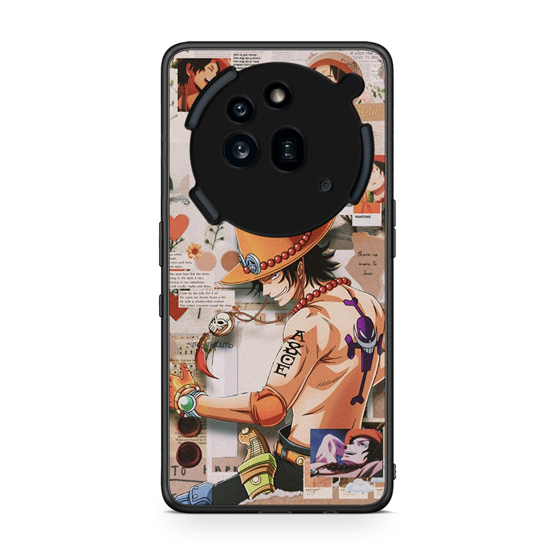 Nothing Phone 3a Pro 5G Anime Collage θήκη από τη Smartfits με σχέδιο στο πίσω μέρος και μαύρο περίβλημα | Smartphone case with colorful back and black bezels by Smartfits