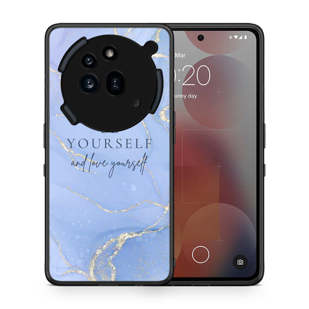 Θήκη Nothing Phone 3a Pro 5G Be Yourself από τη Smartfits με σχέδιο στο πίσω μέρος και μαύρο περίβλημα | Nothing Phone 3a Pro 5G Be Yourself case with colorful back and black bezels