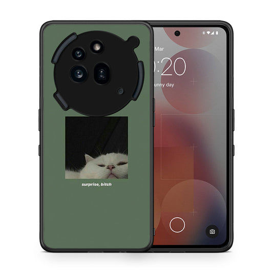 Θήκη Nothing Phone 3a Pro 5G Bitch Surprise από τη Smartfits με σχέδιο στο πίσω μέρος και μαύρο περίβλημα | Nothing Phone 3a Pro 5G Bitch Surprise case with colorful back and black bezels
