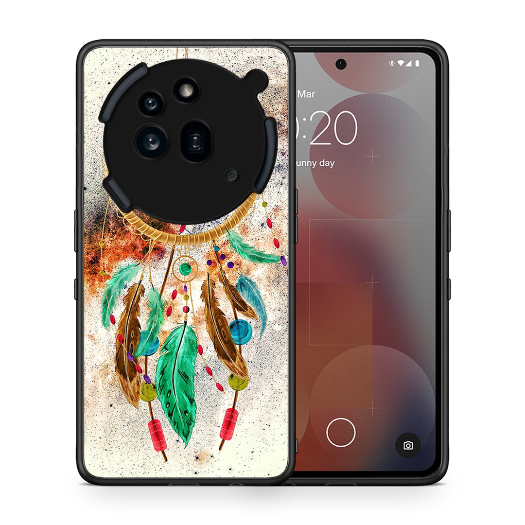 Θήκη Nothing Phone 3a Pro 5G DreamCatcher Boho από τη Smartfits με σχέδιο στο πίσω μέρος και μαύρο περίβλημα | Nothing Phone 3a Pro 5G DreamCatcher Boho case with colorful back and black bezels