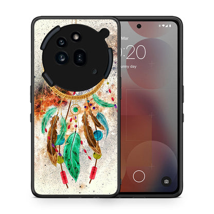 Θήκη Nothing Phone 3a Pro 5G DreamCatcher Boho από τη Smartfits με σχέδιο στο πίσω μέρος και μαύρο περίβλημα | Nothing Phone 3a Pro 5G DreamCatcher Boho case with colorful back and black bezels