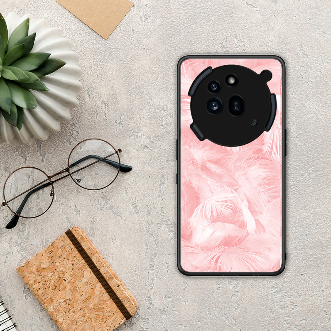 Boho Pink Feather - Nothing Phone 3a Pro 5G θήκη