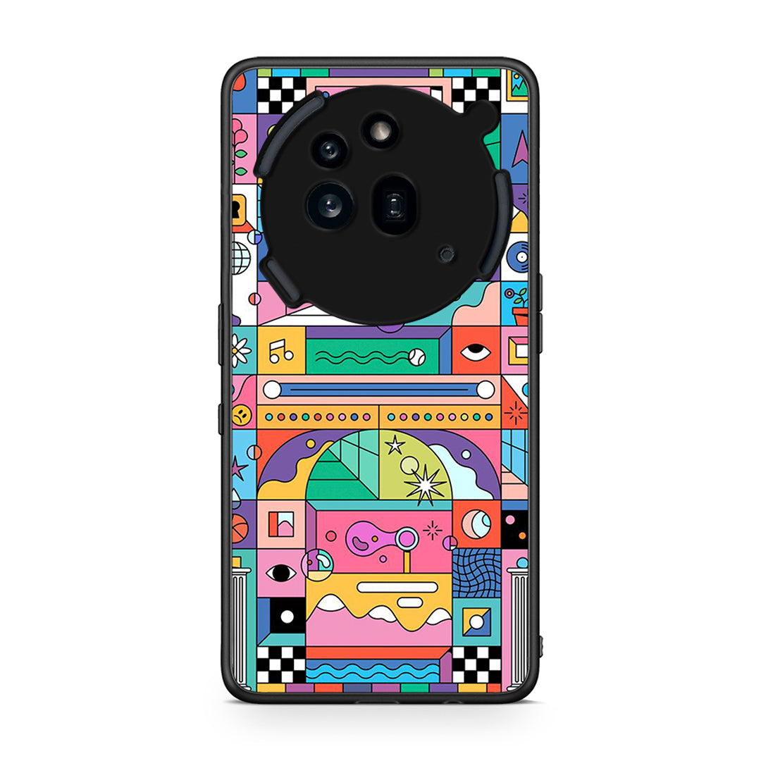 Nothing Phone 3a Pro 5G Bubbles Soap θήκη από τη Smartfits με σχέδιο στο πίσω μέρος και μαύρο περίβλημα | Smartphone case with colorful back and black bezels by Smartfits