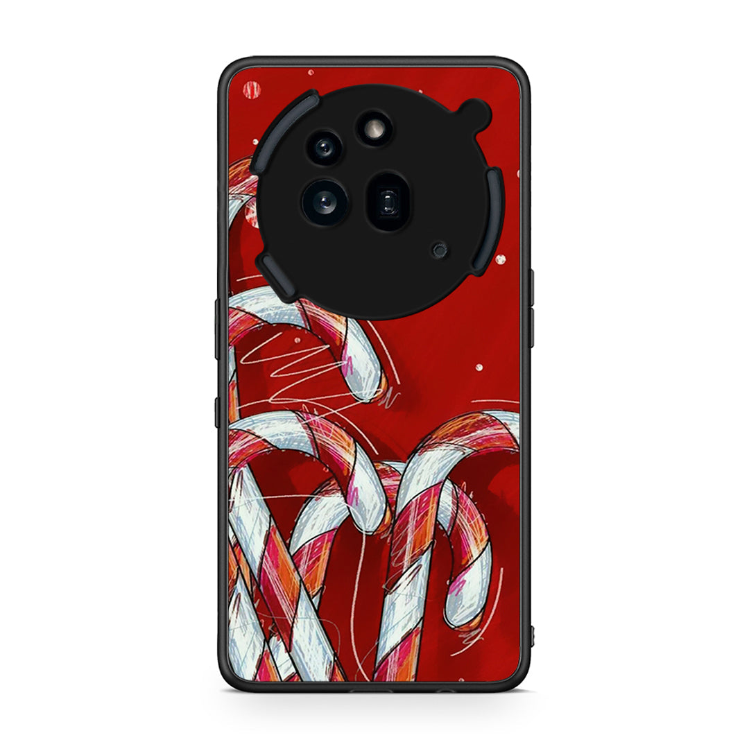 Nothing Phone 3a Pro 5G Candy Cane θήκη από τη Smartfits με σχέδιο στο πίσω μέρος και μαύρο περίβλημα | Smartphone case with colorful back and black bezels by Smartfits