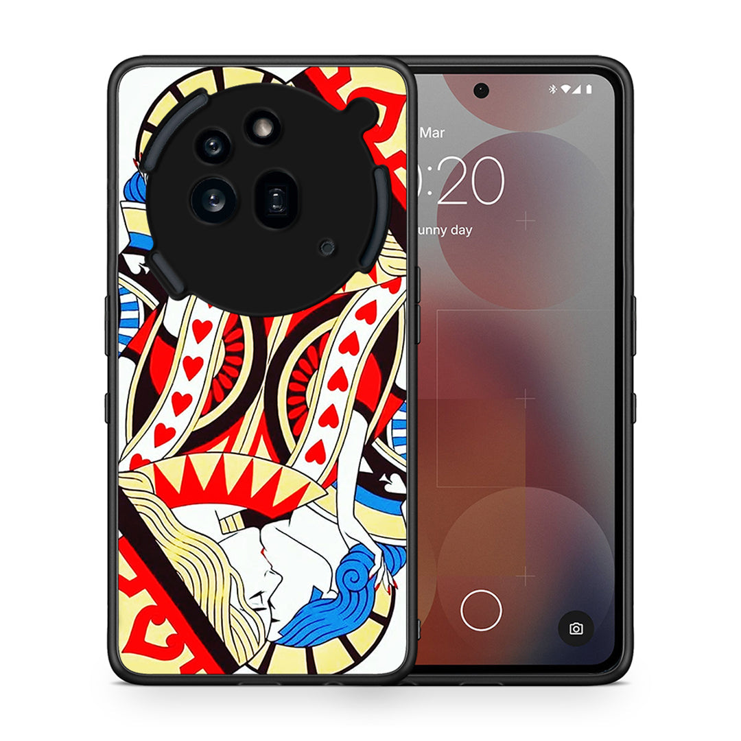 Θήκη Nothing Phone 3a Pro 5G Card Love από τη Smartfits με σχέδιο στο πίσω μέρος και μαύρο περίβλημα | Nothing Phone 3a Pro 5G Card Love case with colorful back and black bezels
