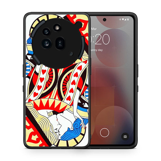 Θήκη Nothing Phone 3a Pro 5G Card Love από τη Smartfits με σχέδιο στο πίσω μέρος και μαύρο περίβλημα | Nothing Phone 3a Pro 5G Card Love case with colorful back and black bezels
