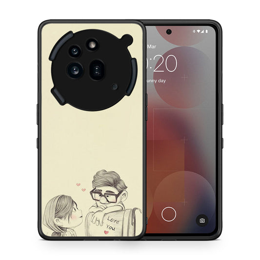 Θήκη Nothing Phone 3a Pro 5G Carl And Ellie από τη Smartfits με σχέδιο στο πίσω μέρος και μαύρο περίβλημα | Nothing Phone 3a Pro 5G Carl And Ellie case with colorful back and black bezels
