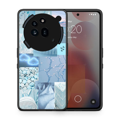 Θήκη Nothing Phone 3a Pro 5G Ciel Aesthetic Collage από τη Smartfits με σχέδιο στο πίσω μέρος και μαύρο περίβλημα | Nothing Phone 3a Pro 5G Ciel Aesthetic Collage case with colorful back and black bezels